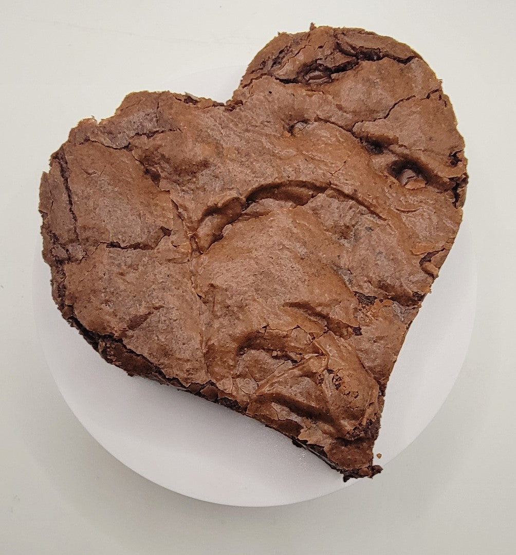 Valentine’s Day Heart-Shaped Chocolate Brownies