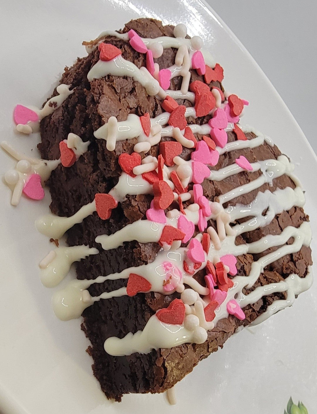 Valentine’s Day Heart-Shaped Chocolate Brownies