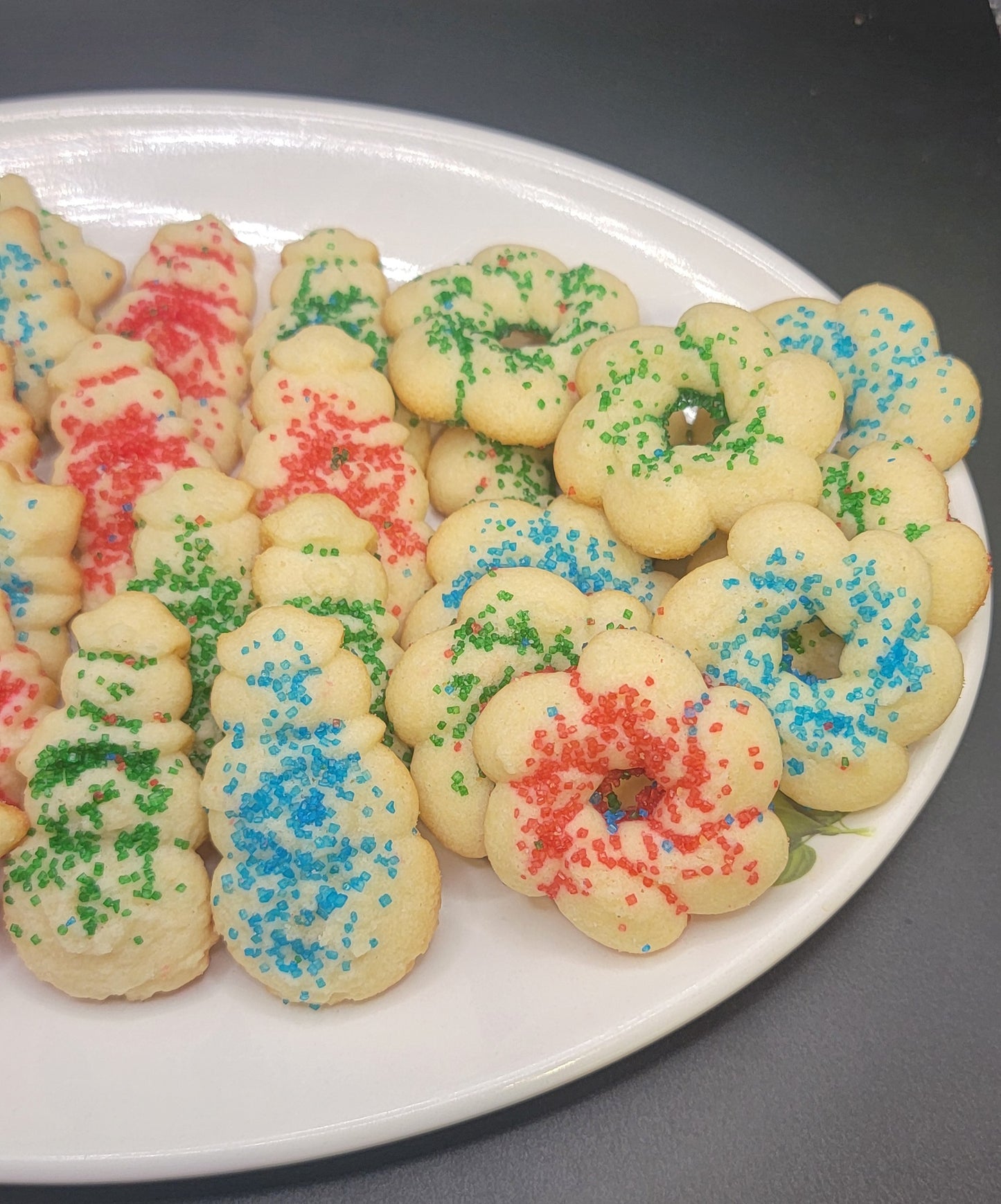 Almond Vanilla Butter Spritz  Cookie Press Cookies