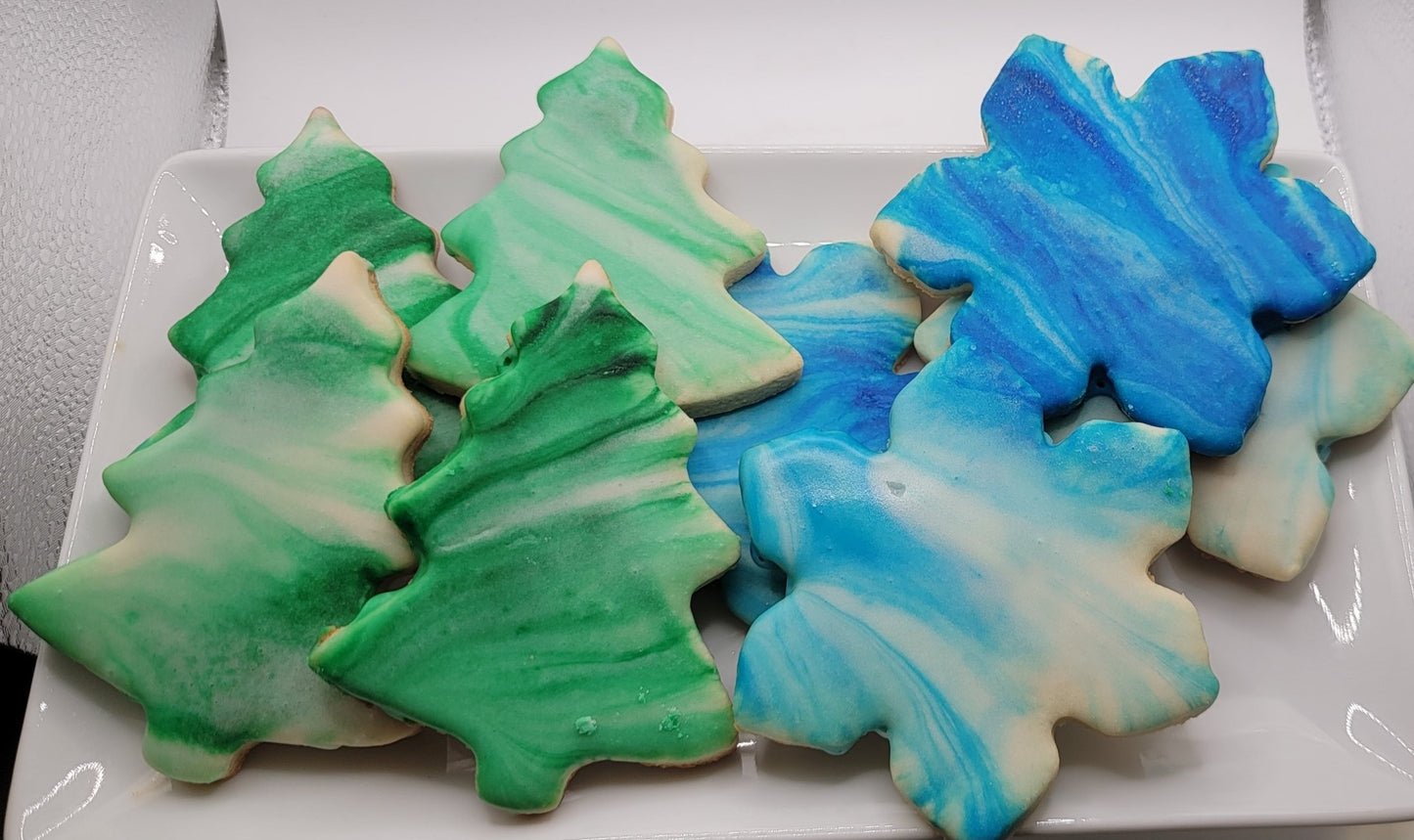 Iced Christmas Sugar Cookies