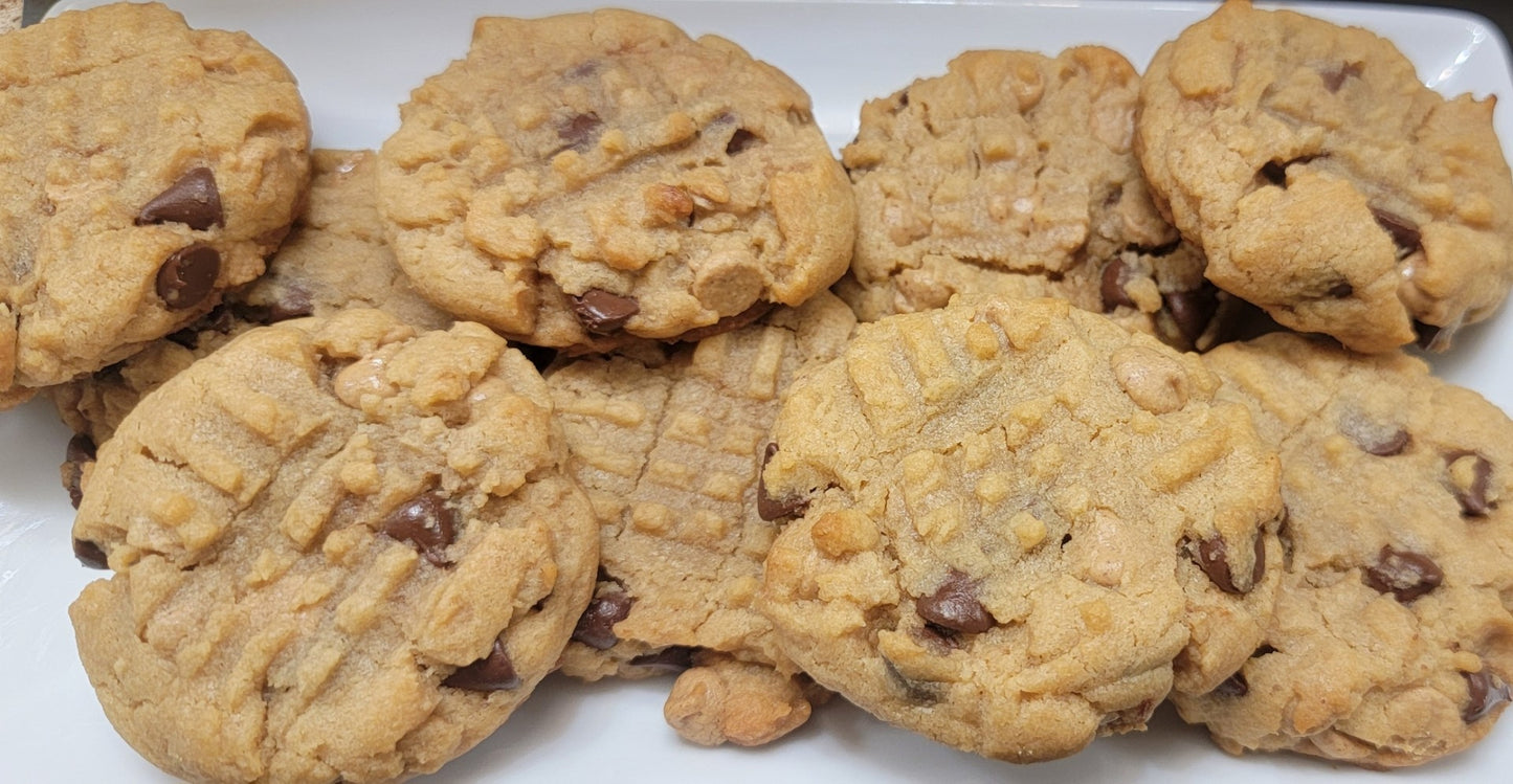 Peanut Butter Chocolate Chip Cookies