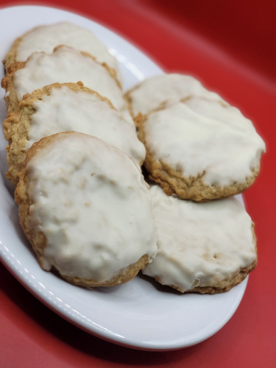 Iced Oatmeal Cookies