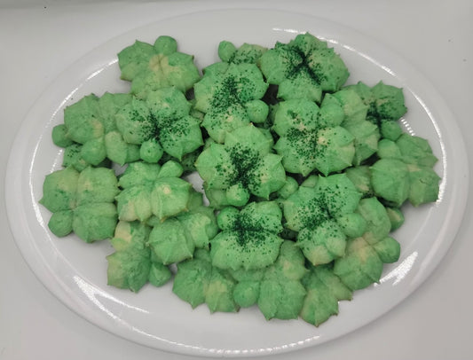 St. Patrick's Day Spritz Cookies