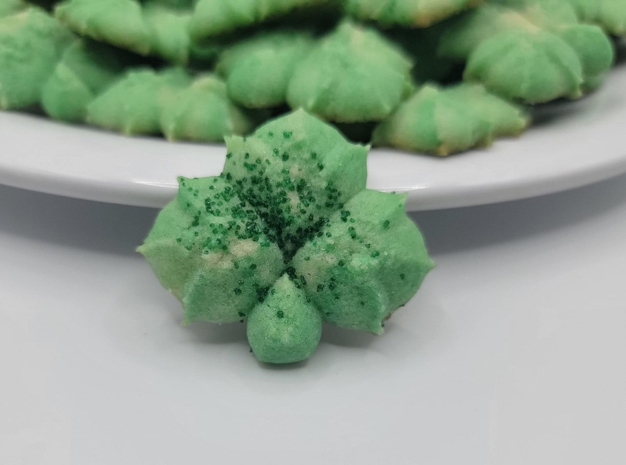 St. Patrick's Day Spritz Cookies